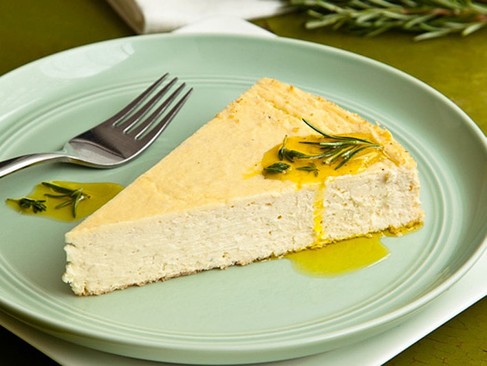White Bean And Herb Cheesecake
