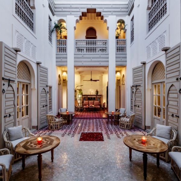 A Typical Riad In Morocco