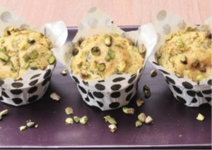 Extra Virgin Oilve Oil And Pistachio Muffins