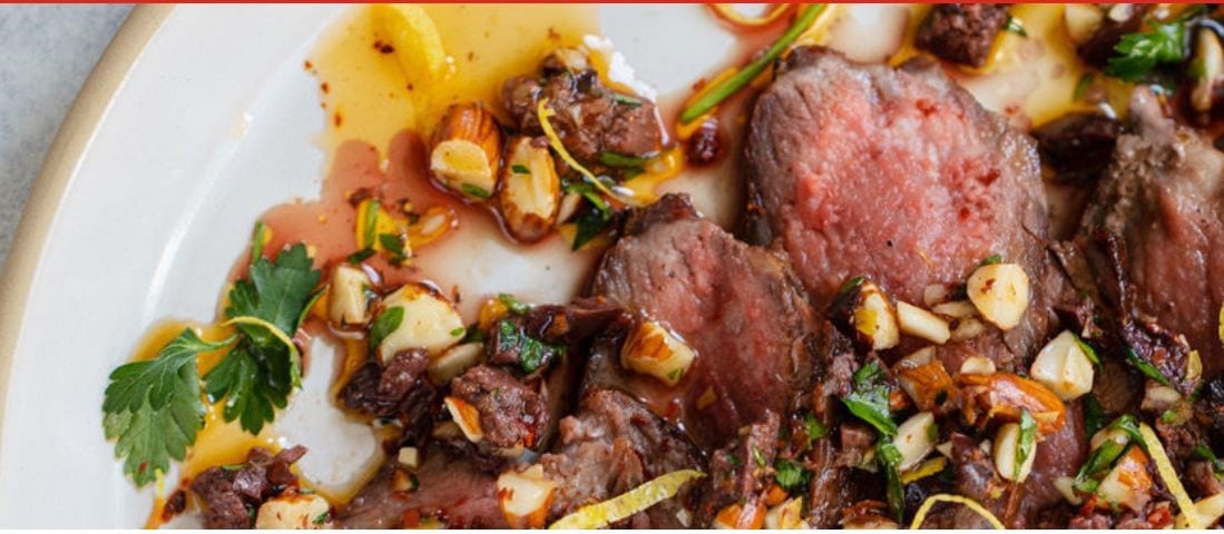 Grilled Steak With Extra Virgin Olive Oil