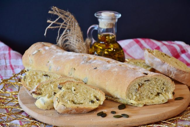 Bread Made With Extra Virgin Olive Oil