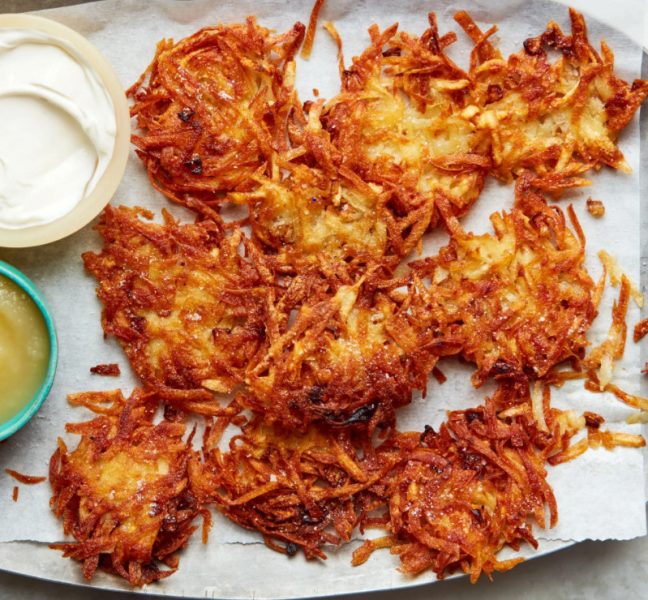 Latkes With Extra Virgin Olive Oil