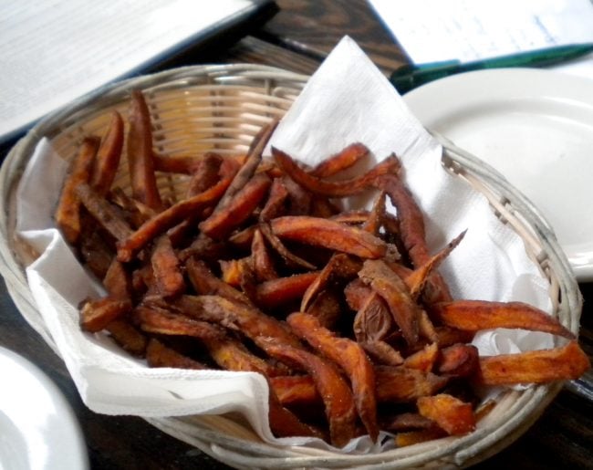 Sweet Potato Fries With Extra Virgin Olive Oil