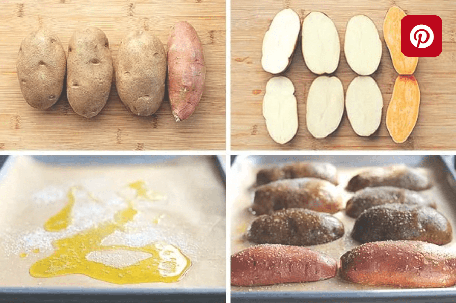 Quick Baked Potatoes With Extra Virgin Olive Oil