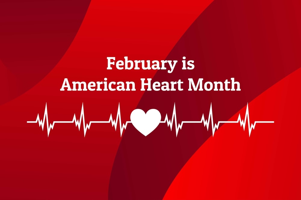 February Is American Heart Month. Template For Background, Banne