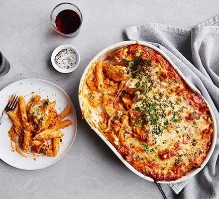 Chicken Pasta With Extra Virgin Olive Oil