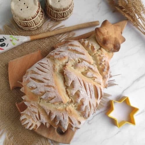 Homemade Christmas Tree Bread