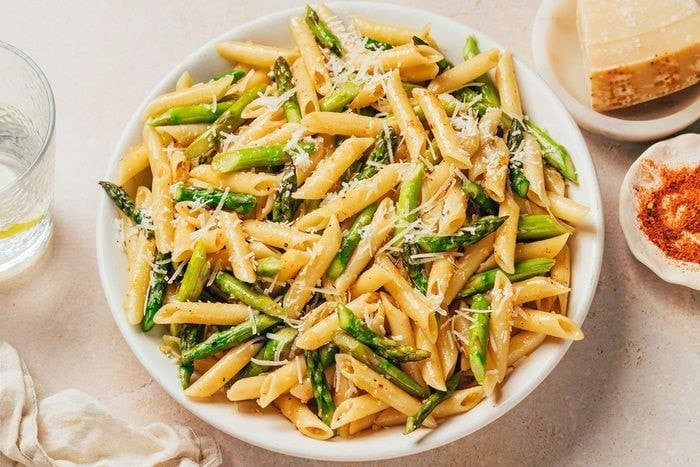 Lunch Recipes Olive Oil Pasta Salad With Asparagus
