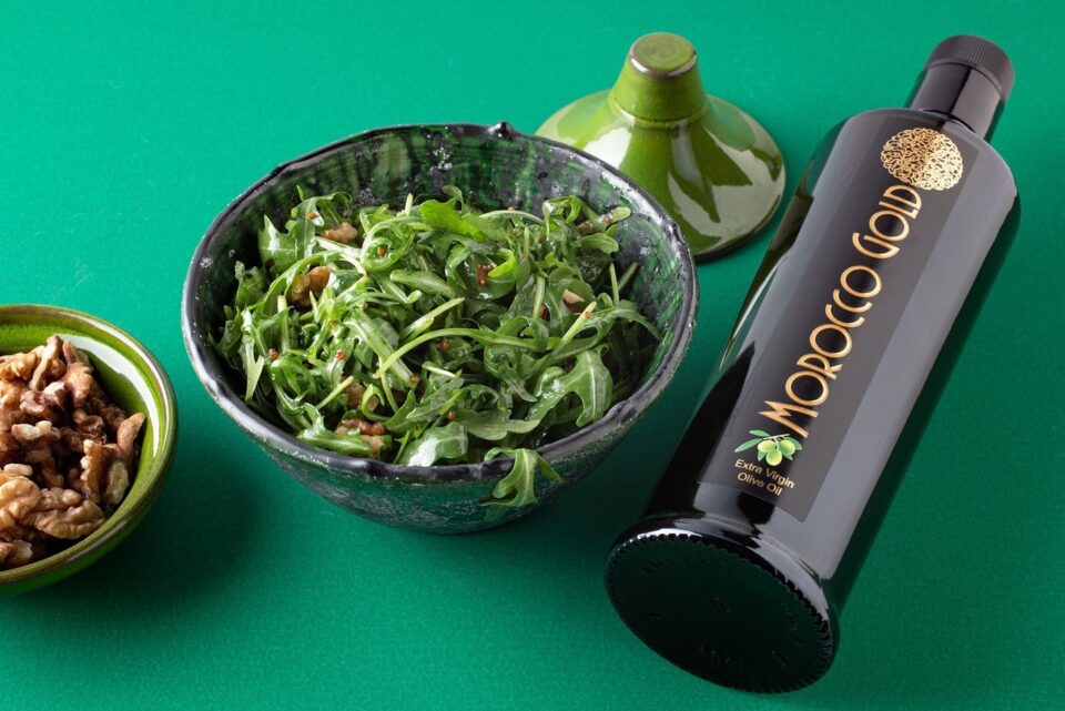 Morocco Gold extra virgin olive oil and healthy salad
